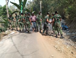 TMMD ke-130 Kodim 0818 Malang Hadirkan Harapan Baru, Pembangunan Dinding Penahan Tanah di Desa Taji Terus Dikebut