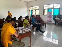 Cegah Kebakaran Hutan dan Lahan, Pos Naikere Satgas Yonif 147/KGJ Bersama Pemerintah Distrik Naikere Gelar Sosialisasi