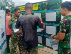 Satgas TMMD ke-130 Kodim 1808/Mansel Bersama Masyarakat Bahu-membahu Siapkan Posko di Kampung Yamboi