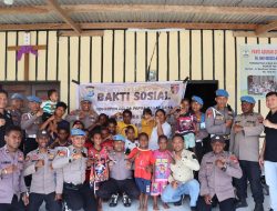 Sambut HUT ke-24 Propam Polri, Bidpropam Polda PBD Salurkan Bansos dan Air Bersih