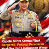 Jenderal Suyudi Ario Seto Minta Seluruh Petugas Bergerak Perangi Narkoba di Lingkungan Warga