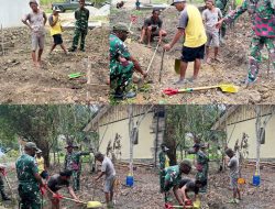 Wajah Bahagia Pemilik Rumah, Gotong Royong Bersama Satgas TMMD ke-130 Kodim 1808/Mansel