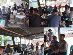 Polri Bersama Masyarakat, Satbinmas Polresta Sorong Kota Tampung Aspirasi Warga HBM Lewat Ngopi Bareng