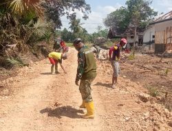 Satgas TMMD 130 Kodim 1416/Muna Buat Jalan Usaha Tani, Untuk Mendukung Akses Pertanian Masyarakat