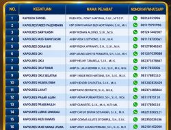 Polri Bersama Masyarakat, Kapolda Sumsel Buka Akses Pengaduan Langsung hingga Kapolres