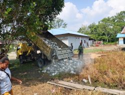 Satgas TMMD Dorong Material Jembatan, Buka Akses dan Permudah Mobilitas Masyarakat