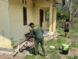 Tak Hanya Perbaiki Atap Bocor, Satgas TMMD ke-130 Kodim 1808/Mansel Percantik Rumah Warga agar Lebih Nyaman Dihuni