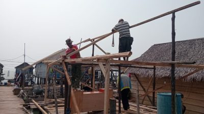 Melalui TMMD 130 Kodim 1416/Muna Rehab Rumah Tidak Layak Huni Kepada Warga Kawite-wite
