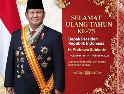 Dirgahayu ke-75 Presiden RI H. Prabowo Subianto, 75 Tahun Pengabdian untuk Negeri, Harapan Baru bagi Indonesia