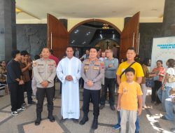 Minggu Kasih, Polres Gresik Sapa Jemaat dan Perkuat Toleransi