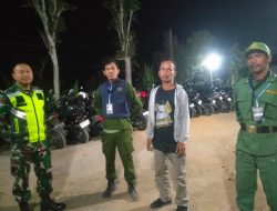 Ciptakan Rasa Aman , Babinsa Purwantoro Amankan Kejuaraan Voli