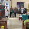 Jajaran Polres Mesuji Laksanakan Program Kapolri Quick Wins “Minggu Kasih” di Gereja HKBP Simpang Pematang