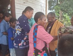 Dandim 1705/Nabire Selaku Dansatgas TMMD ke-130 Laksanakan Ibadah Bersama, Silaturahmi dengan Masyarakat, dan Tinjau Progres Pembangunan
