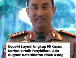 Kapolri Suyudi Ungkap 98 Kasus Karhutla Naik Penyidikan, Ada Dugaan Keterlibatan Pihak