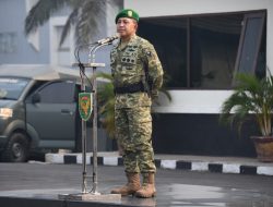 Upacara bulanan Korem 044/Gapo, Momentum Perkuat Dedikasi dan Soliditas Prajurit