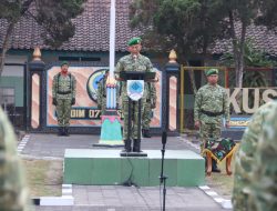 Jadi Irup Upacara Mingguan, Kasdim Sampaikan Amanat kepada Seluruh Prajurit Makodim
