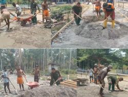 Hari Ke Enam TMMD Ke-130 Kodim 1808/Mansel: Pembangunan Jalan Kejar Target, Progres Capai 30%