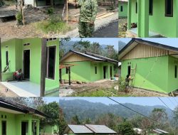 Satgas TMMD ke-130 Percantik Rumah Warga, Danramil Oransbari: Rumah Terlihat Lebih Indah Setelah Pengecatan