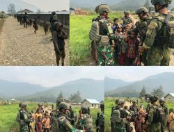 Tak Sekadar Menjaga Negeri, Satgas HABEMA Yonif 2 Marinir Hadir sebagai Kakak, Sodara dan Sahabat Anak-Anak Obano