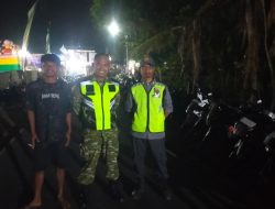 Patroli Malam Koramil Kismantoro Jaga Situasi Wilayah Tetap Aman dan Kondusif