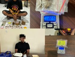 Ditresnarkoba Polda PBD Ungkap Dua Kasus Tembakau Sintetis atau Sinte, Dua Tersangka Diamankan