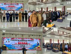 Kapolres Maybrat Diwakili Kasubsipenmas Sie Humas Hadiri Pelantikan Inspektur dan Penyerahan DPA Perubahan Tahun Anggaran 2026