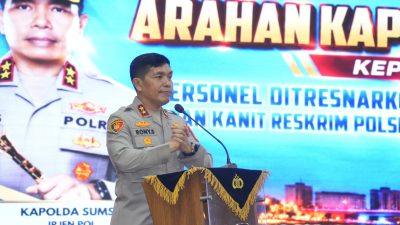 Kapolda Sumsel Tekankan Integritas Penegakan Hukum, Kasat Narkoba dan Kanit Reskrim Diberi Arahan Strategis