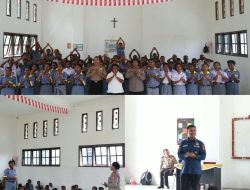 Ditbinmas Bersama Bidhumas Polda PBD, Sosialisasikan Bahaya Judi Online dan Penipuan Online Buat Pelajar SMA YPK Bethel