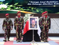 Rangkaian Penghormatan Terakhir TNI AD untuk Mantan Kasad Subagyo Hadi Siswoyo