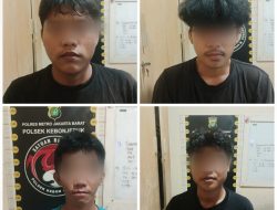 Polsek Kebon Jeruk Amankan Empat Orang, Sita Tembakau Diduga Sintetis dan Cairan Bahan Baku