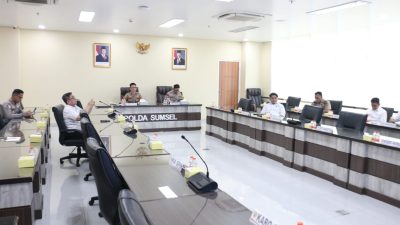 Wakapolda Sumsel Pimpin Anev Program Prioritas Kapolri, Perkuat Semangat Polisi Bersama Masyarakat