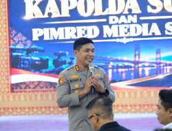 Kapolda Sumsel Bersama Wakapolda dan PJU Pererat Sinergi dengan Insan Pers