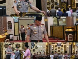 Polri Bersama Masyarakat Terus Perkuat Silahturahmi, Kapolda PBD Gelar Subuh Keliling
