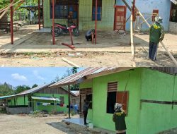 Jadi Impian Buat Penghuni Rumah Kampung Yamboi Tersenyum Satgas TMMD ke-130 kodim 1808/Mansel