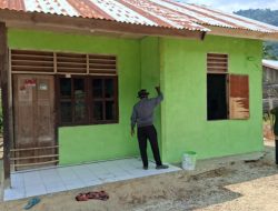Tak Sekadar mengubah Warna, Satgas TMMD ke-130 Kodim 1808/Mansel Hadirkan Kenyamanan dan Kebahagiaan Bagi Penghuni Rumah