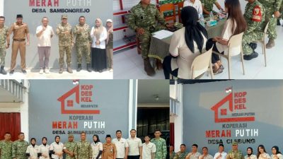 Brigjen TNI (Mar) Said Latuconsina Bersama Tim Mabes TNI Tinjau Kesiapan Koperasi Desa / Kelurahan Merah Putih