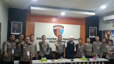 Giat Pembinaan Personel Polri wujudkan Polisi Berdisiplin, Beriman dan Bertaqwa (Dimtaq)