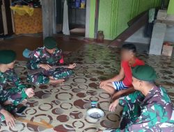 Gencarkan Komsos dan Edukasi Hukum, Satgas Pamtas Yonarmed 13/Nanggala Terima Penyerahan Sukarela 1 Pucuk Senjata Api Rakitan dari Warga Perbatasan