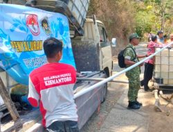 Tanggap Bencana Kekeringan, Kodim 0728/Wonogiri Salurkan Bantuan Air Bersih di Kismantoro