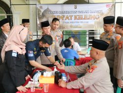 Wakapolda Sumsel Gelar Safari Jumat dan Bakti Kesehatan Gratis di Masjid Al-Falah