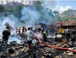 6 Rumah di Ntoke Bima Ludes Terbakar, Barang Berharga Warga Ikut Hangus