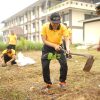 Polres sintang mewujudkan program Green Policing 100 hari Kapolri