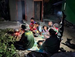 Suasana Kekeluargaan di Kampung Yamboi Dirasakan Satgas TMMD ke-130 Kodim Mansel