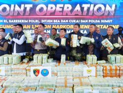 Pangdam I/BB Hadiri Pengungkapan 1.160 Paket Ketamine di Kapal Tanker Global 168