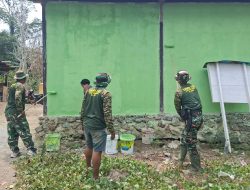 Hari ke-11 Pelaksanaan TMMD ke-130, Satgas Kodim 1808/Mansel Berhasil Selesaikan Perbaikan 5 Rumah Warga Kampung Yamboi