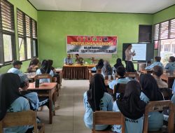Satgas TMMD 130 Kodim 1416/Muna Sosialisasi Bahaya Narkoba Kepada Pelajar SMKN 4 Muna