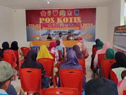 Gandeng Dinas Kesehatan Kabupaten Muna, Satgas TMMD 130 Kodim 1416/Muna melaksanakan Sosialisasi Tentang KB dan Kesehatan