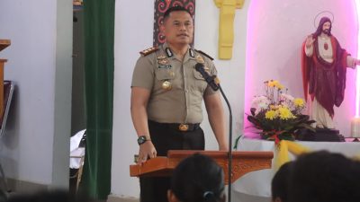 Kapolres Toraja Utara Kembali Laksanakan Kegiatan Minggu Kasih Sampaikan Pesan Kamtibmas