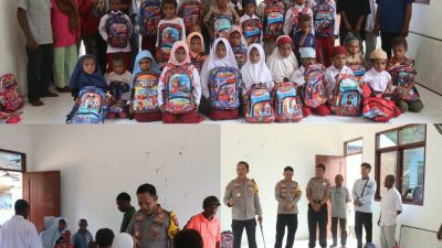 Polisi Peduli Pendidikan, Kapolresta Sorong Kota Dukung Anak-anak Kokoda Raih Masa Depan Berprestasi