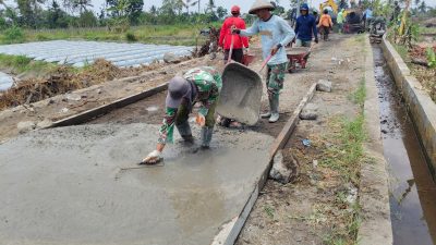 Bukan Sekadar Infrastruktur, TMMD Kodim 0732/Sleman Rajut Cinta Kasih dan Harapan Warga